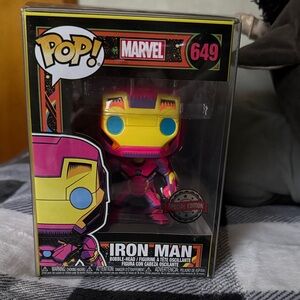 Funko Pop! Iron Man Pop Figure - Pink and Yellow